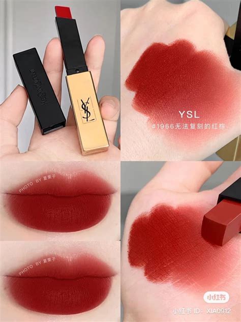 son ysl cam đất|Son YSL The Slim 1966 Rouge Libre đỏ đất ánh cam .